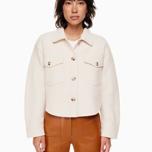 The Ganna Cropped Jacket (XS) (Cream)